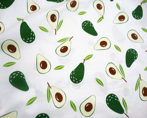 Trendy Schattige Avocado Digitale Bedrukte Katoenen Stof - Product Image 3