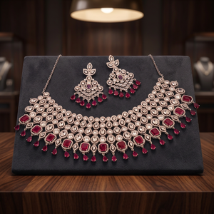 Adornos antiguos Conjunto de joyas de platino Patrón religioso chapado en rodio Diseño clásico vintage de lujo para regalos y fiestas - Product Image 4