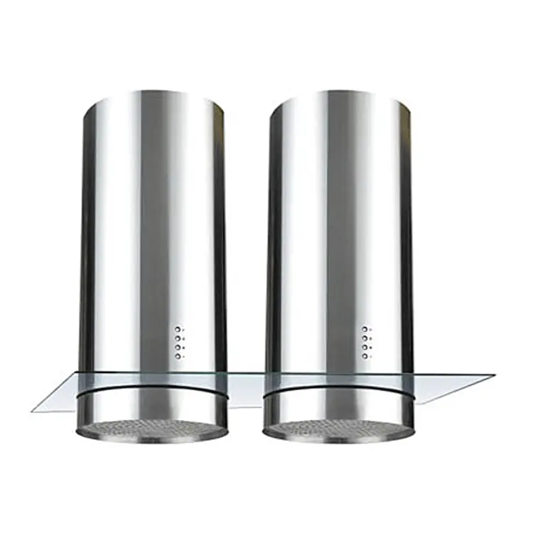 Home kitchen appliances chimney with metallic filters double island range hood