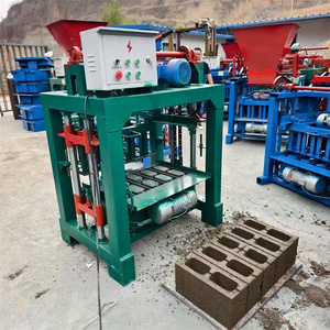 Máquina para fabricar semicuadrillos de 220V para bloques huecos de hormigón y ladrillo de cemento con componente de molde central - Product Image 3