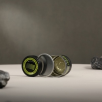 Vente en gros Petites boîtes à thé personnalisées Mini boîte en or ronde 20g 30g Boîtes à matcha Boîtes en métal pour le stockage de la poudre