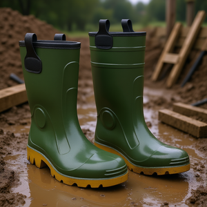 Bota de PVC Verde TTAKE con Suela para Calzado de Seguridad - Product Image 3