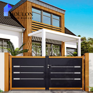 Barrières de sécurité concurrentielles fabriquées <span class=keywords><strong>en</strong></span> Chine Portes <span class=keywords><strong>d</strong></span>'<span class=keywords><strong>entrée</strong></span> extérieures <span class=keywords><strong>en</strong></span> ferronnerie à bas prix Modèle <span class=keywords><strong>d</strong></span>'ouverture rétractable automatique - Product Image 3