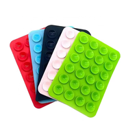 Support de téléphone mural en silicone personnalisé OEM avec ventouse, support auto-adhésif pour smartphone pour voiture, cuisine, bureau, certifié ROHS