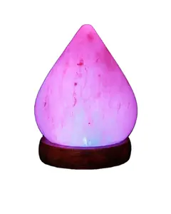 wholesale Himalayan Salt Lamp water drop shape Crystal Colors Changing USB Salt Lamp