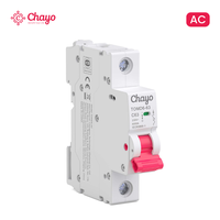 Disjoncteurs miniatures sur rail DIN 6kA 1-4P CE 6-63A Courbe C Protection contre les surcharges et les courts-circuits basse tension AC Chayo