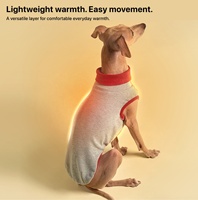 OEM ODM |   Gilet thermique en tricot pour chien, antistatique, générant de la chaleur, en Dralon, pour les promenades en automne, OEM ODM, logo personnalisé, prêt à être expédié