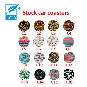 UOO Sous-verres colorés en néoprène Tapis et tampons antidérapants imperméables pour boissons fabriqués en Chine - Product Image 2