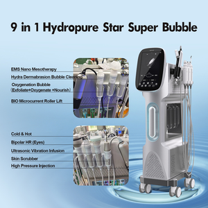 Appareil de soin du visage à bulles d'oxygène Hydra Dermabrasion 9 en 1 pour le soin de la peau - Product Image 4