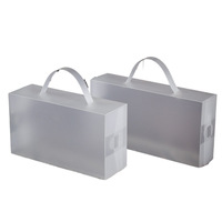 Boîte en PVC rectangulaire personnalisée, directement de l'usine, boîte de rangement de haute qualité, boîte en plastique