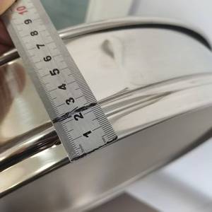 Tamis pour poudre pharmaceutique 200 mm ASTM E11 en acier inoxydable, tamis de laboratoire 60-80 mesh (0,25-0,18 mm) pour granulométrie - Product Image 5