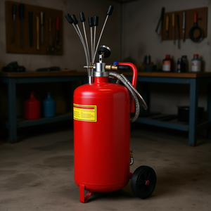 Extracteur d'huile usagée portable de 6 gallons, outil pneumatique à air comprimé pour le vidange du réservoir, pour utilisation en garage - Product Image 2
