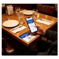 Carte NFC Google Review avec puce NTAG215, support de table en acrylique, panneau personnalisé pour avis, pour restaurant, hôtel, salon