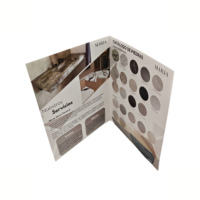 Brochures pliables en papier mat recyclable OEM, dossiers de catalogue personnalisés imprimés, adaptés aux entreprises et aux usines.
