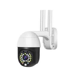 YCC365 플러스 감시 야외 WIFI 카메라 3MP 음성 및 빛 경보 방수 cctv 가정용 무선 보안 카메라