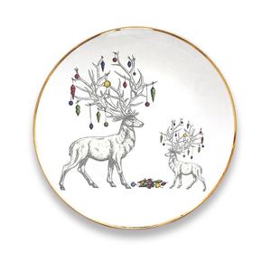 Juego de platos de cena de boda blanco de diseño personalizado elegante de estilo nórdico - Product Image 4