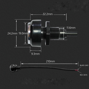 Lector de Tarjetas de Acceso Impermeable TM DS1990A-F5 Dallas Key Ibutton Probe para Dispositivos GPS y Sistemas de Gestión de Flotas - Product Image 3