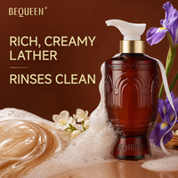 Gel Douche Parfumé OEM ODM 500ml Longue Durée Parfum Cacao Chêne Caféine Éclaircissant Beurre de Cacao Hydratation Profonde