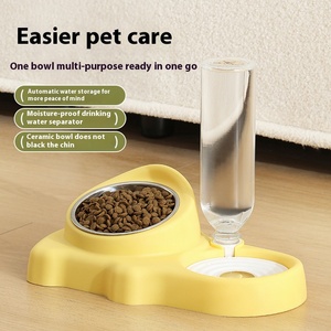 Ciotola Automatica Portatile di Alta Qualità <span class=keywords><strong>per</strong></span> Cani e Gatti, in Acciaio Inox e PP, 2 in 1 <span class=keywords><strong>per</strong></span> Uso Interno ed Esterno, Design a Forma di Elefantino - Product Image 2