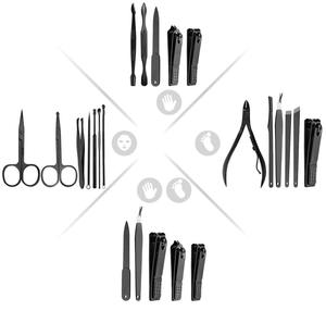 Hot bán thép không gỉ Nail Clipper <span class=keywords><strong>Set</strong></span> chăm sóc cá nhân du lịch cầm tay Nail Clipper công cụ đa mảnh Bộ quà tặng với biểu tượng tùy chỉnh - Product Image 4