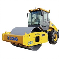 Rouleau compresseur vibrant à tambour unique de 20 tonnes XS203J |   Compacteur de sol à moteur Shangchai