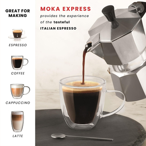 <span class=keywords><strong>Cafetera</strong></span> Moka Icónica LIHONG para Estufa, Olla <span class=keywords><strong>Italiana</strong></span> para Café Mocha, <span class=keywords><strong>Cafetera</strong></span> Moka Manual de Aluminio de 1-6 Tazas - Product Image 5
