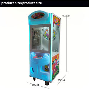 Dessin animé chinois Anime Style Mini griffe grue Machine à pièces poupée Machine pour <span class=keywords><strong>Luna</strong></span> Park pièces jeux - Product Image 6