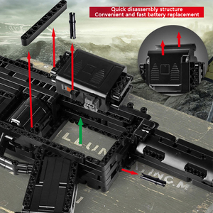 Serie de <span class=keywords><strong>Armas</strong></span> 14001, Modelo de Arma de Subfusil <span class=keywords><strong>MP5</strong></span>, Rompecabezas para Niños, Bloques de Construcción, Juguete de Bloques de Plástico, Juguete de Pistola - Product Image 3