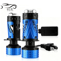 Phares automobiles à double lentille laser Fish Eye, faisceau Hi/Lo, projecteur H4 Mini Bi-LED, feux de route pour camion et voiture universels