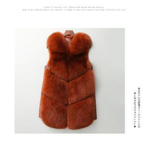 2026 Shenzhen Lily Cheng Factory Price High Quality Winter Fashion Pu <strong>Gilet</strong> for <strong>Ladies</strong> Hot Sell Faux Fox Fur Vest <strong>Plus</strong> <strong>Size</strong> factory price shenzhen lily cheng - Product Image 4