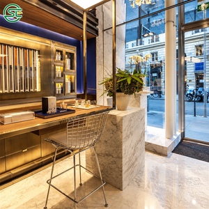 Última Idea de Decoración Personalizada para Exhibición de Perfumes, Mueble de Exhibición Metálico para Pequeñas Tiendas de Fragancias, Directo de Fábrica - Product Image 6
