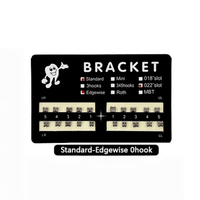 Brackets orthodontiques en métal Mini Roth à base en maille, avec fente 022 ou 018, pour orthodontistes, matériel dentaire, crochet 345