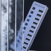 Adaptateur secteur 5V/900mA, concentrateur USB 3.0 à 7 ports avec chargeur pour PC et ordinateur portable, concentrateur USB alimenté