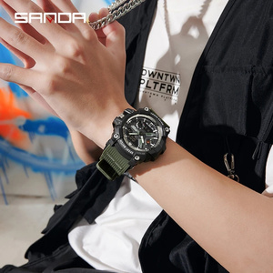 SANDA 2023 nouveau Style <span class=keywords><strong>G</strong></span> nouvelles <span class=keywords><strong>montres</strong></span> pour hommes 50M étanche choc sport décontracté montre à Quartz pour <span class=keywords><strong>homme</strong></span> montre-bracelet numérique horloge 3179 - Product Image 4