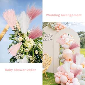 Pampa artificiale erba essiccata Reed fiori Bouquet piante finte per matrimonio decorazione della camera da letto coniglio erba coda natale - Product Image 4