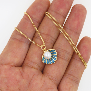 Nouveau Collier Tendance Plaqué Or 18K avec Pendentif Donut Rose Émaillé, Bijou Alimentaire Fantaisie pour un Style Dopamine - Product Image 6