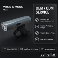 Lumière de vélo OEM MTB 2000 lumens ANT+ rechargeable, étanche IPX6, pour vélo de montagne électrique
