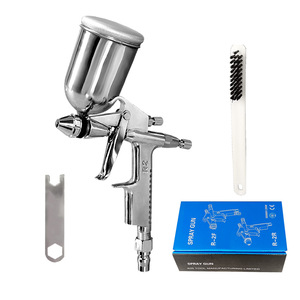 Pistola de Pulverización R2 de 100 ml con Alimentación por Gravedad, Boquilla de 0.3, 0.5, 0.8 y 1.0 mm, para Reparación de Cuero, Muebles y Automóviles - Product Image 4
