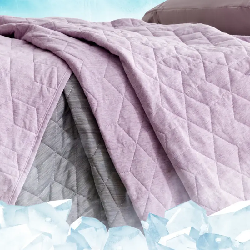 Tốt Nhất Bán New Mát Mẻ Để Cảm Ứng Thiên Nhiên Băng Mát Comforter Nylon Ném Cơ Thể Làm Mát Chăn Cho Mùa Hè