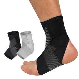 Fascia Elastica Compressiva per Caviglia in Fibra Sottile Traspirante Nylon Spandex Supporto Protezione Invernale Sport Attività all'Aperto - Product Image 1