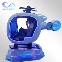 Faire de l'argent Jeu Vr Avion Équipement Vr Park Fighter Opération Expérience Vr Équipement Hélicoptère 9D Jeu Simulateur