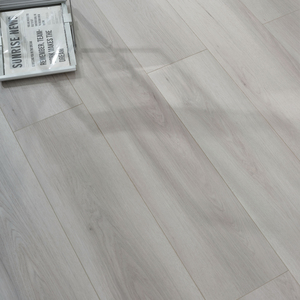 Suelo Laminado Duradero de 12 mm, Resistente al Agua y al Fuego, Suelo Laminado de Madera <span class=keywords><strong>Gris</strong></span>, Fácil de Limpiar, Suelo Laminado <span class=keywords><strong>Gris</strong></span> <span class=keywords><strong>Claro</strong></span> - Product Image 3