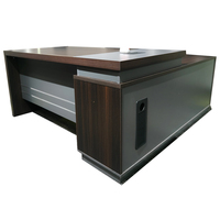 Facile à installer Bureau en mélamine pour le chef de bureau Table de bureau exécutive Bureau de luxe pour le chef de la direction