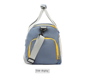 יוניסקס גדול לילה תיק duffel מותאם אישית לוגו ספורט חיצוני ספורט חול רטוב תא עמיד תיק כושר לנשים גברים - Product Image 3