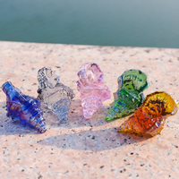 Vente en gros de coquillages en cristal d'océan décorant une mini conque mignonne à vendre Souvenirs colorés d'animaux de mer d'été pour des cadeaux de fantaisie