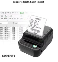 Imprimante d'étiquettes thermiques portable mini 2 pouces pour codes-barres, papier thermique, autocollants de garantie, étiquettes de prix, adresses et bordereaux d'expédition – En stock