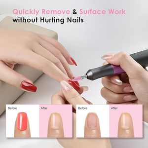 Juego de 5 Brocas de Cerámica para Uñas, Broca de Seguridad para Remover Gel Acrílico - Product Image 5