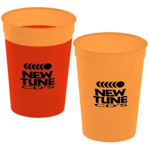 16oz Reusable Plastic Drinking Cup Tumbler With Lid And Straw Stadium Cup Cold Color Chang Cups