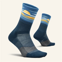 Chaussettes de sport athlétiques personnalisées avec logo, chaussettes de course à pied et de cyclisme, chaussettes de compression rembourrées pour hommes, chaussettes de course sur sentier en nylon