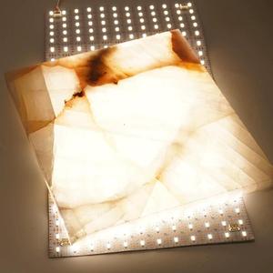 Panneaux LED flexibles bicolores CCT 2700-6500k Bond 24v 24w 9.17x19.69, feuilles LED flexibles rétroéclairées pour îlot de cuisine, effet marbre - Product Image 2